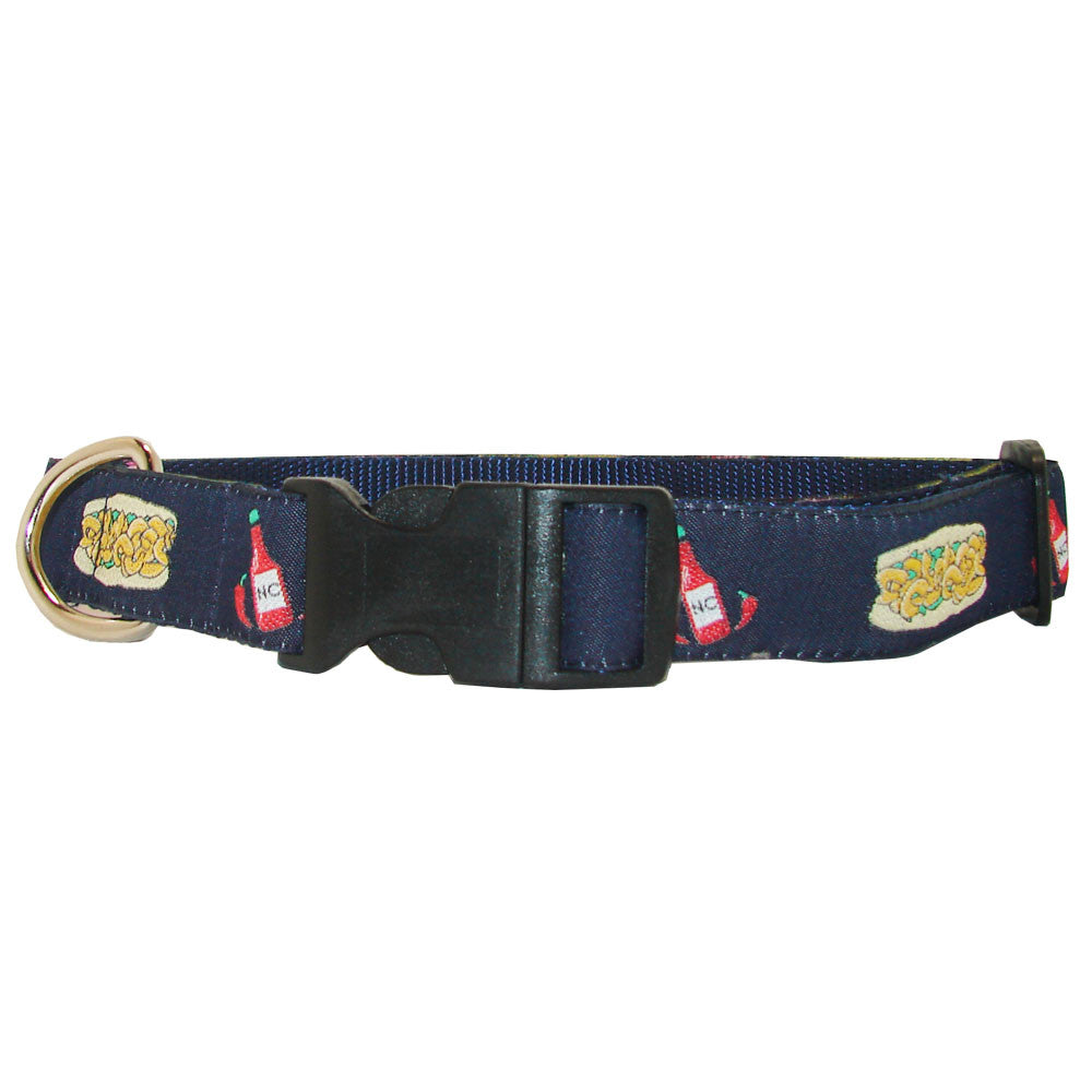 Midnight Navy Po-Boy Dog Collar